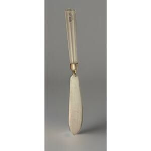 Charis by Towle 24% Austrian Lead Crystal Handled Cake Knife Silverplate